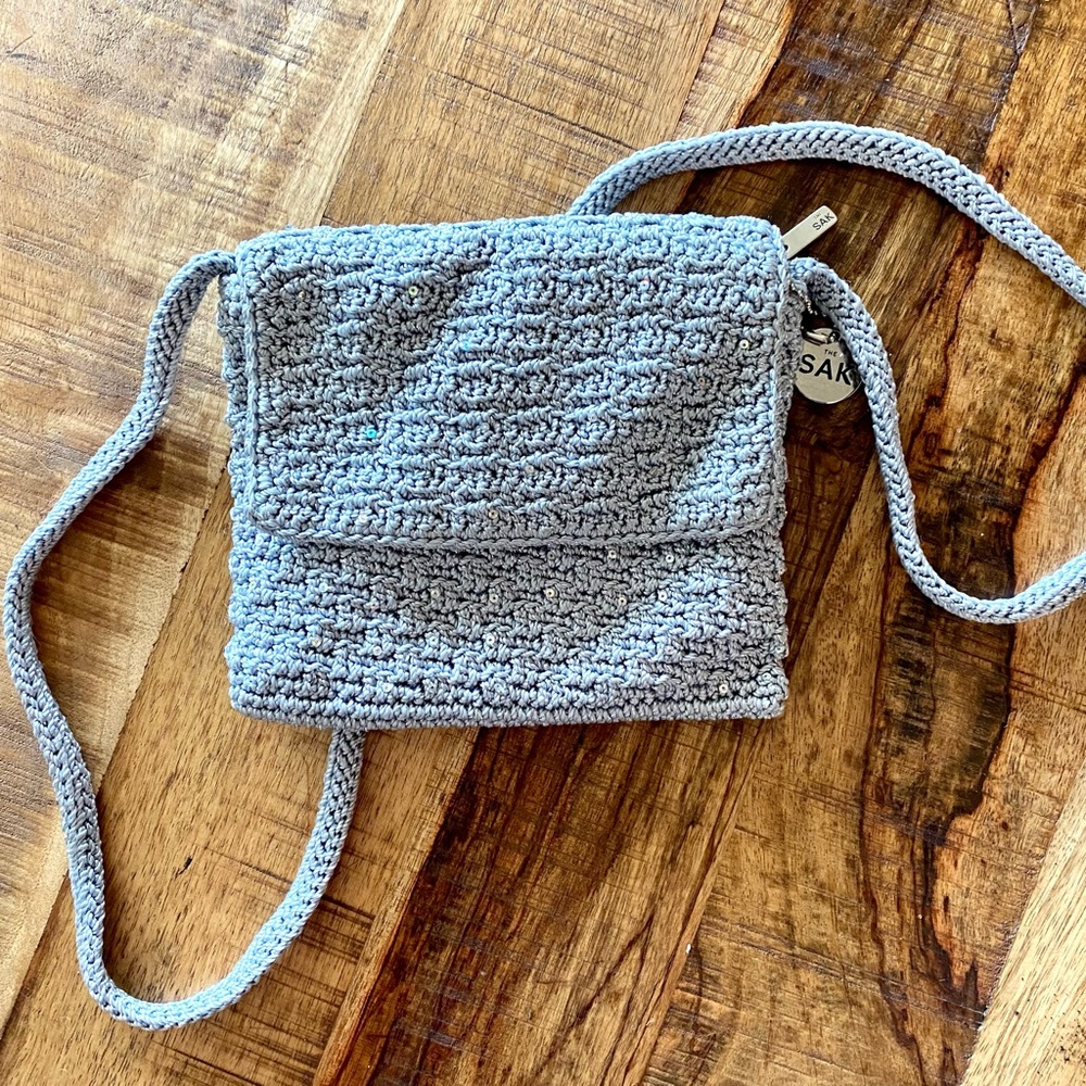 SAK Crochet Crossbody Bag